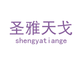 圣雅天戈 第25类服装鞋帽商标图样