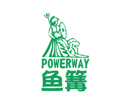 鱼篝  POWERWAY 第28类体育玩具商标图样