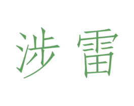 涉雷 第25类服装鞋帽商标图样
