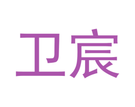 卫宸 第25类服装鞋帽商标图样