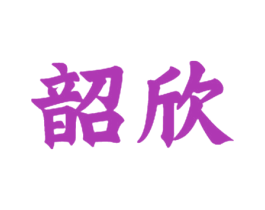 韶欣 第25类服装鞋帽商标图样