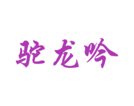 驼龙吟 第25类服装鞋帽商标图样