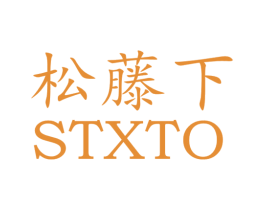 松藤下 STXTO 第35类广告贸易商标图样