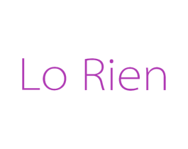 LO RIEN 第18类皮革箱包商标图样