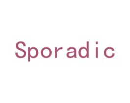 SPORADIC 第24类布料床单商标图样