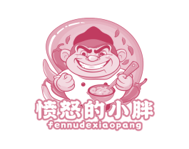 愤怒的小胖 第35类广告贸易商标图样