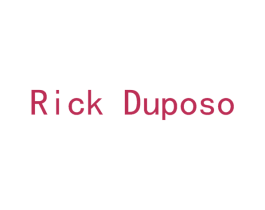 RICK DUPOSO 第25类服装鞋帽商标图样