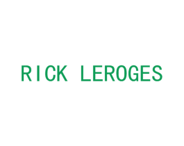RICK LEROGES 第25类服装鞋帽商标图样