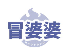 冒婆婆 第30类小食配料商标图样