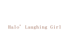 HALO' LAUGHING GIRL 第25类服装鞋帽商标图样