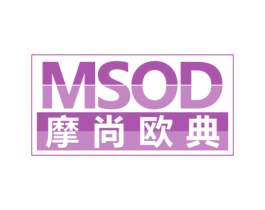 MSOD 摩尚欧典 第19类建筑材料商标图样
