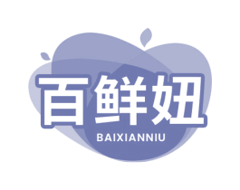 百鲜妞 第35类广告贸易商标图样