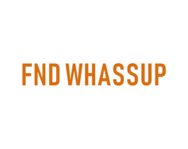 FND WHASSUP 第25类服装鞋帽商标图样