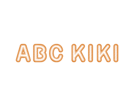 ABC KIKI 第25类服装鞋帽商标图样