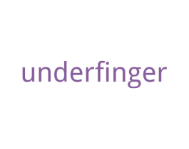 UNDERFINGER 第35类广告贸易商标图样