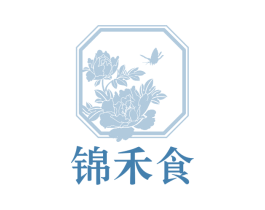 锦禾食 第43类餐饮酒店商标图样
