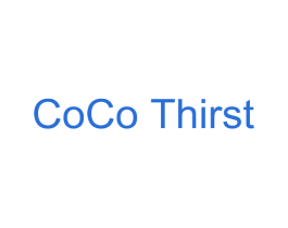 COCO THIRST 第43类餐饮酒店商标图样