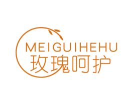 玫瑰呵护 第44类医疗园艺商标图样