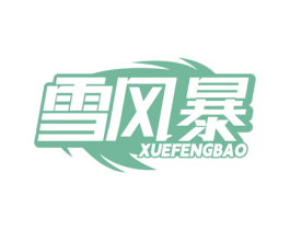 雪风暴 第28类体育玩具商标图样