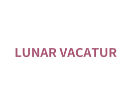 LUNAR VACATUR 第25类服装鞋帽商标图样