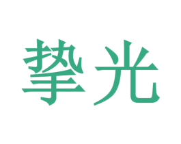 挚光 第16类办公工具商标图样