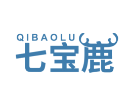 七宝鹿 第30类小食配料商标图样