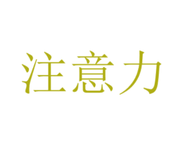 注意力 第6类五金金属商标图样