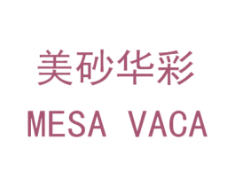 美砂华彩 MESA VACA 第19类建筑材料商标图样