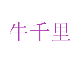 牛千里 第6类五金金属商标图样