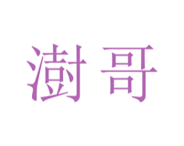 澍哥 第3类化妆品商标图样