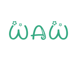 WAW 第26类花边配饰商标图样