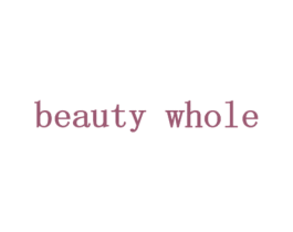 BEAUTY WHOLE 第3类化妆品商标图样