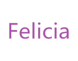 FELICIA 第3类化妆品商标图样