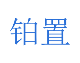 铂置 第3类化妆品商标图样