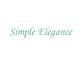 SIMPLE ELEGANCE 第3类化妆品商标图样