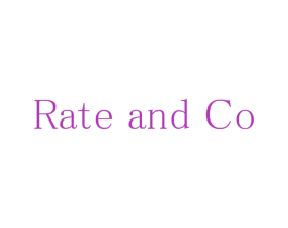 RATE AND CO 第3类化妆品商标图样
