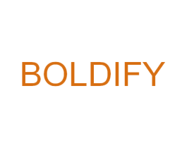 BOLDIFY 第3类化妆品商标图样