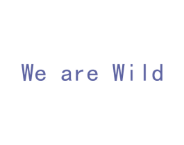 WE ARE WILD 第3类化妆品商标图样