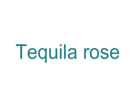 TEQUILA ROSE 第33类酒商标图样