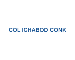 COL ICHABOD CONK 第3类化妆品商标图样