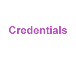 CREDENTIALS 第3类化妆品商标图样