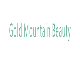 GOLD MOUNTAIN BEAUTY 第3类化妆品商标图样