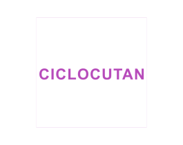 CICLOCUTAN 第5类医药商标图样