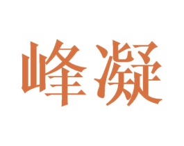 峰凝 第25类服装鞋帽商标图样
