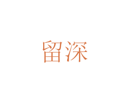 留深 第25类服装鞋帽商标图样