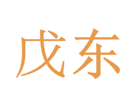 戊东 第25类服装鞋帽商标图样