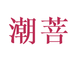 潮菩 第25类服装鞋帽商标图样