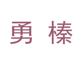 勇榛 第18类皮革箱包商标图样