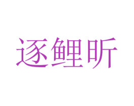 逐鲤昕 第25类服装鞋帽商标图样