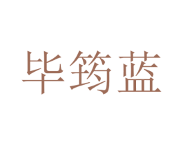 毕筠蓝 第25类服装鞋帽商标图样